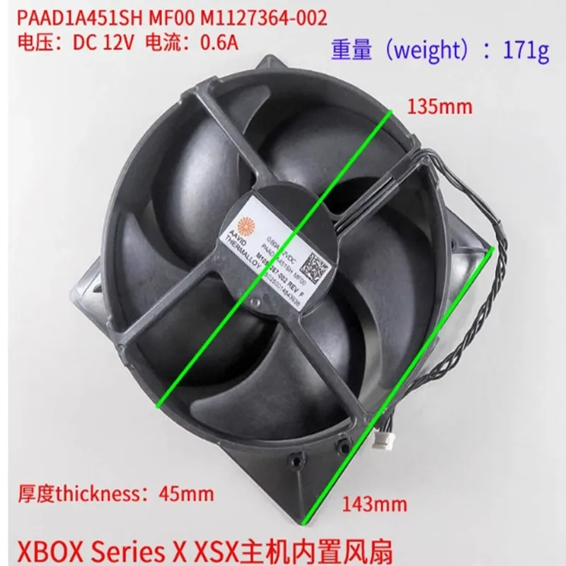 Console Cooling Fan - Ventilador de Substituição para Console Xbox