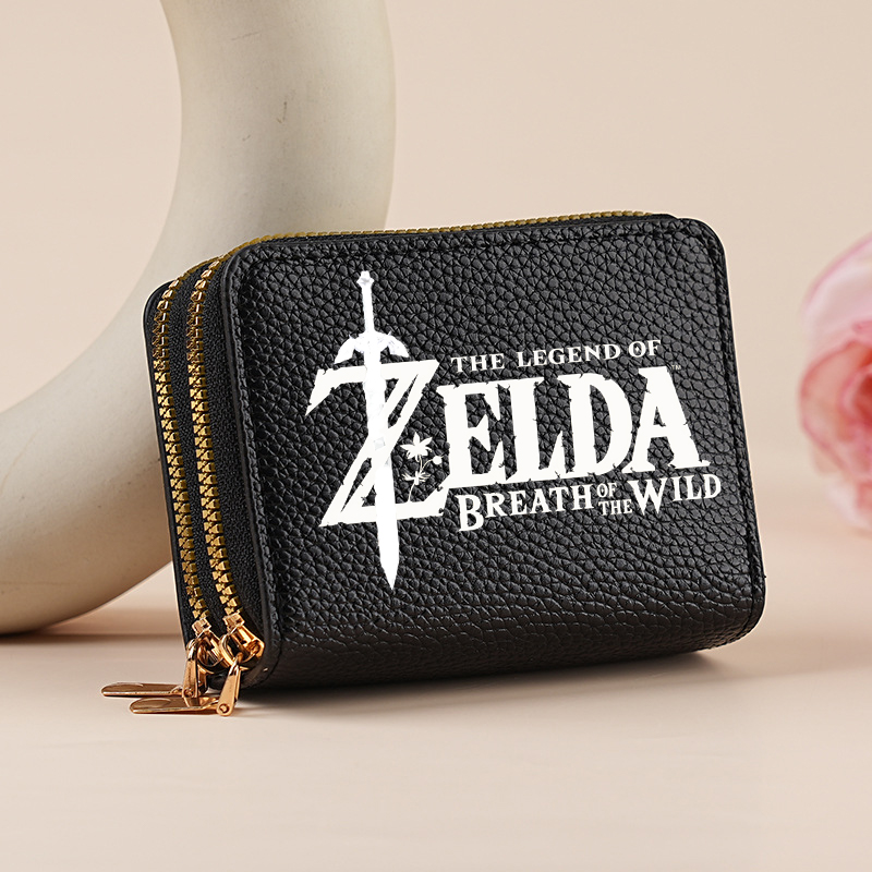 Gaming Console Zelda - Carteiras Zelda com estampa de personagens