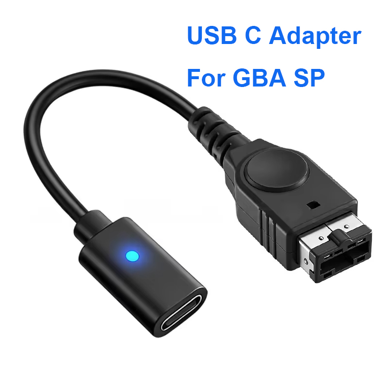 Gaming Console Usb - Adaptador de Carregamento USB-C Preto de