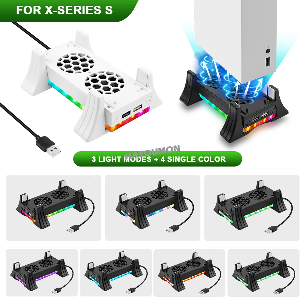 Console Cooling Fan - Suporte para Console de Jogos Branco