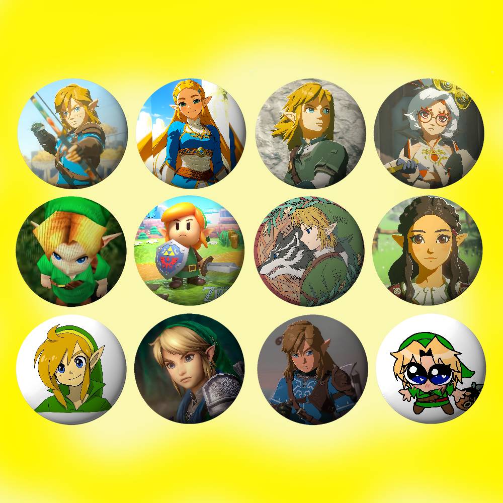 Gaming Console Zelda - Crachás de Metal The Legend Of