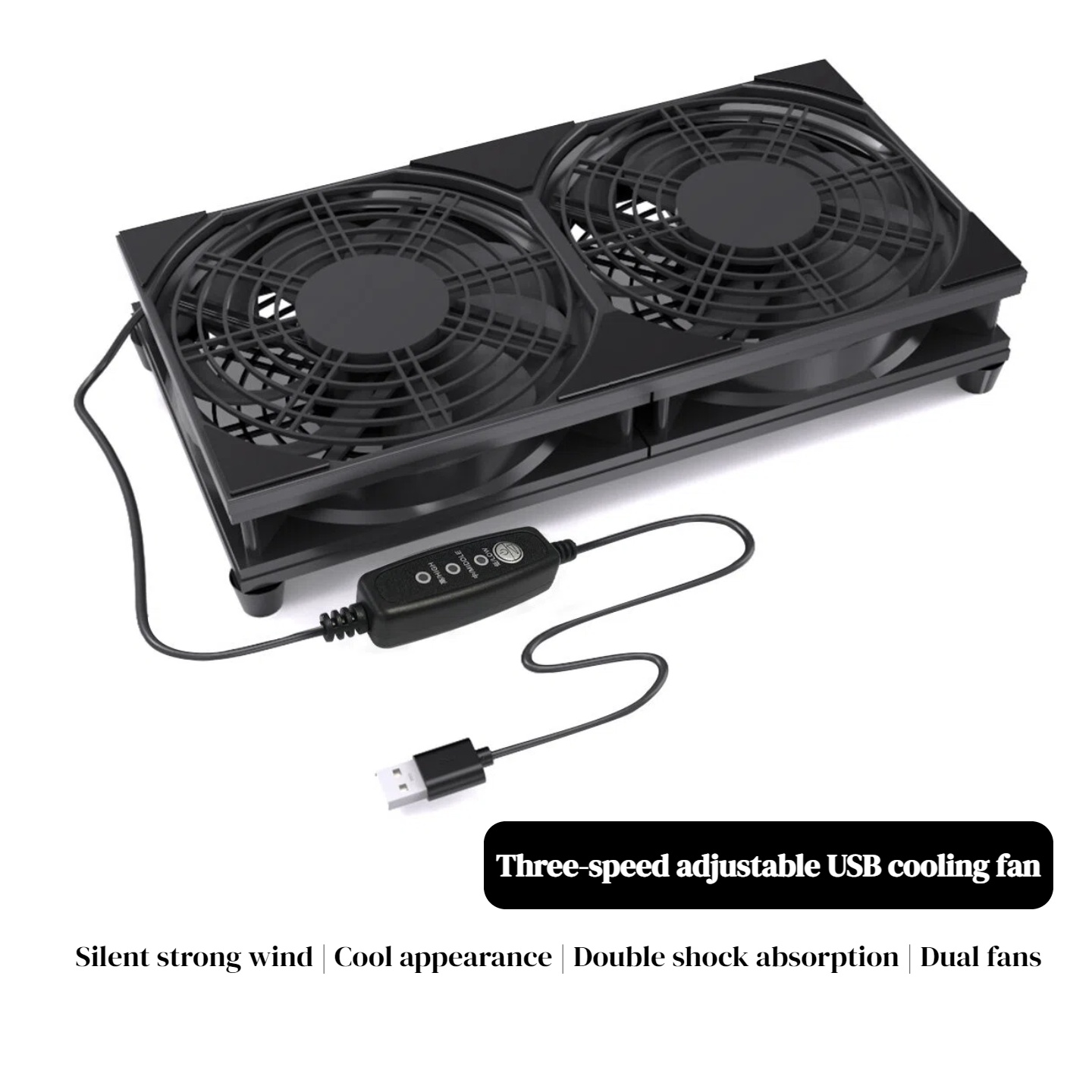 Gaming Console Pc - Ventilador de Resfriamento Dual USB com