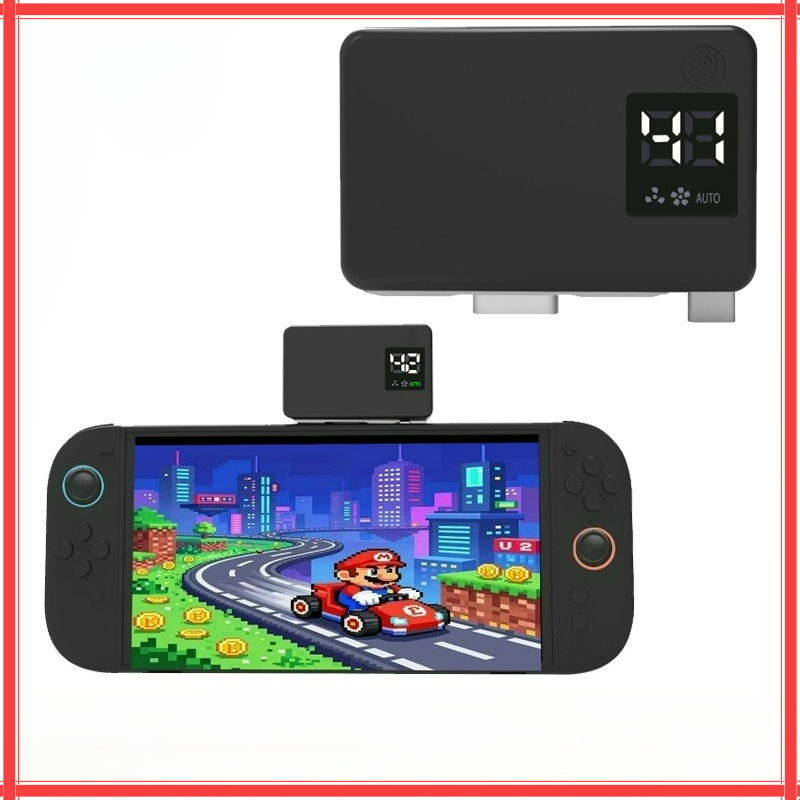 Console Cooling Fan - Ventilador Inteligente com Display de Temperatura