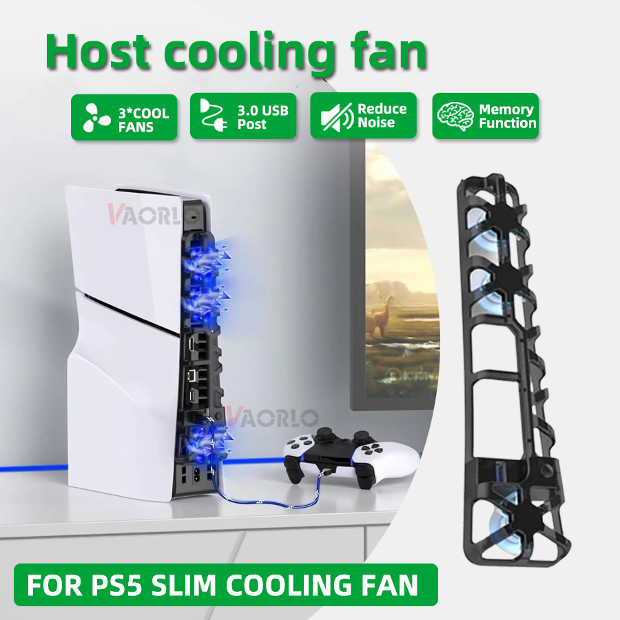 Console Cooling Fan - Ventoinha de resfriamento com 3 velocidades