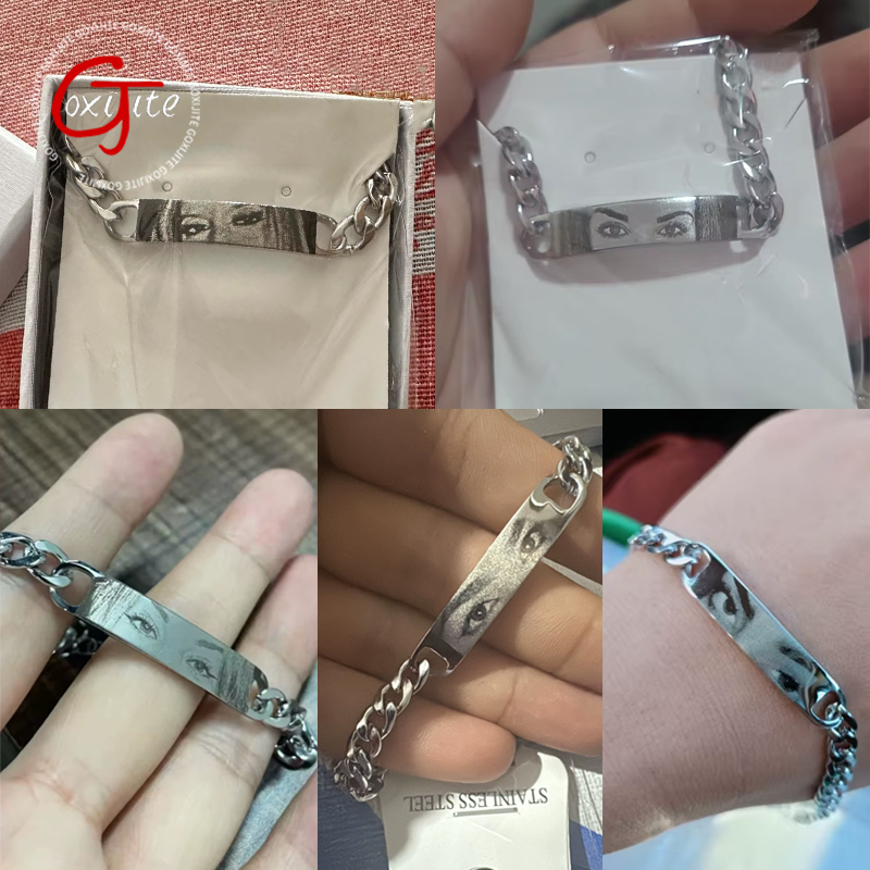 Gaming Console Zelda - Goxijite personalizado olhos foto pulseira para