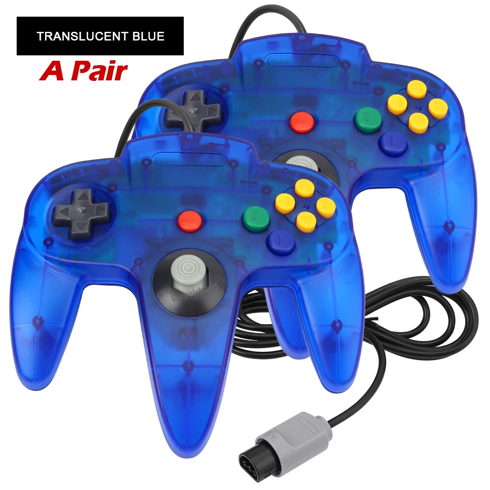 Gaming Console Com - 2 unidades/par para controlador n64 clássico