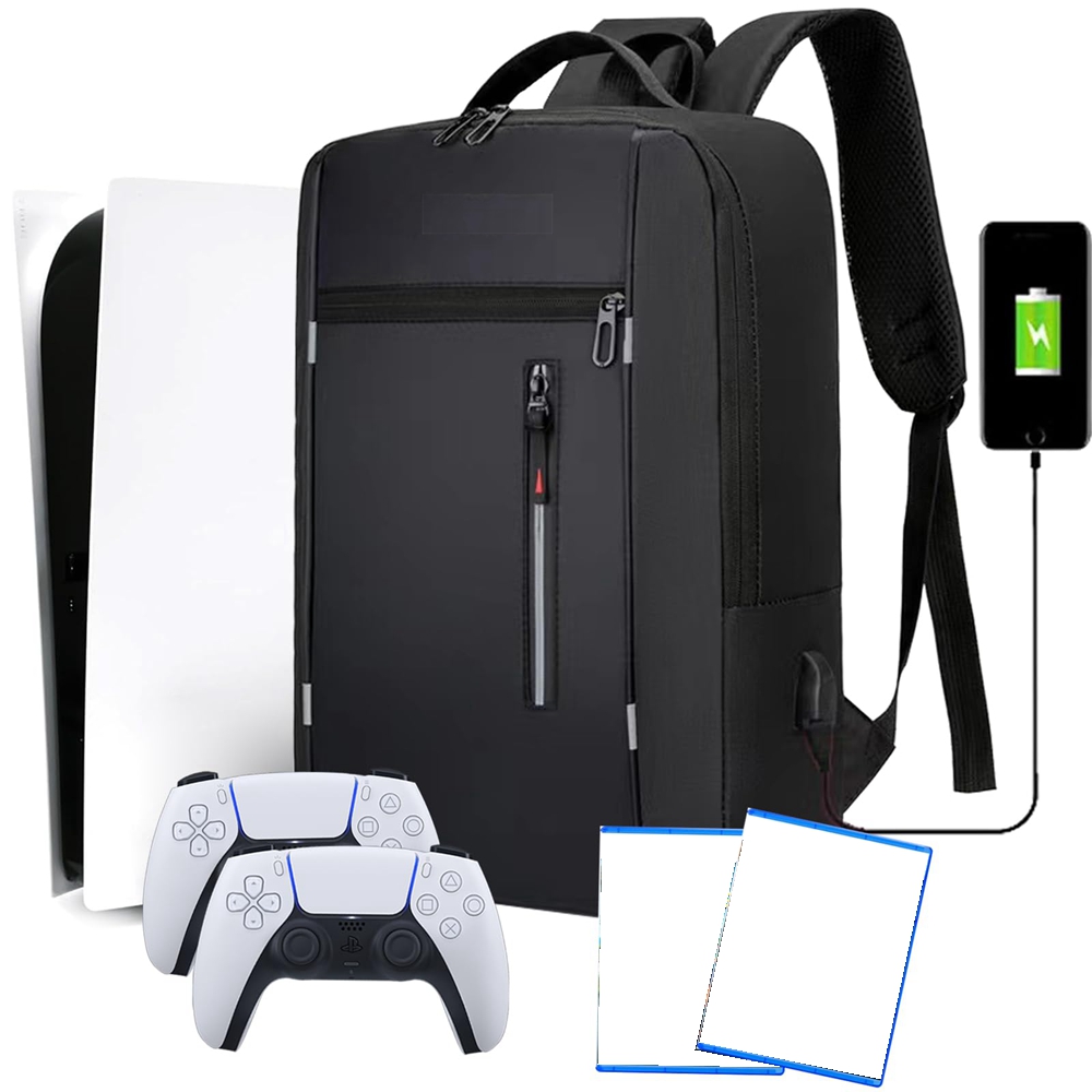 Gaming Console Usb - Bolsa de armazenamento multifuncional, mochila para