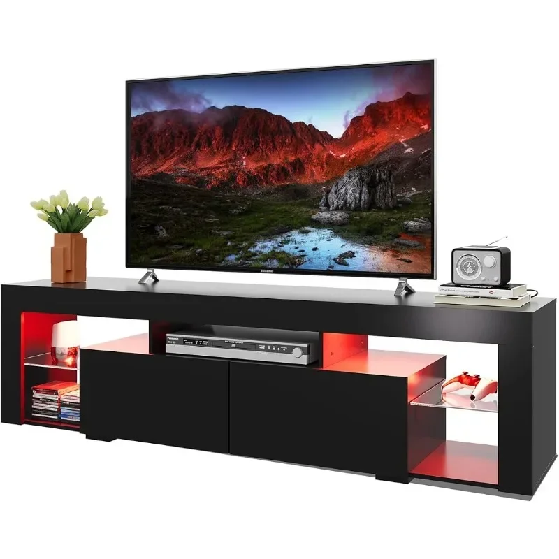 Gaming Console Room - Console de TV de madeira com