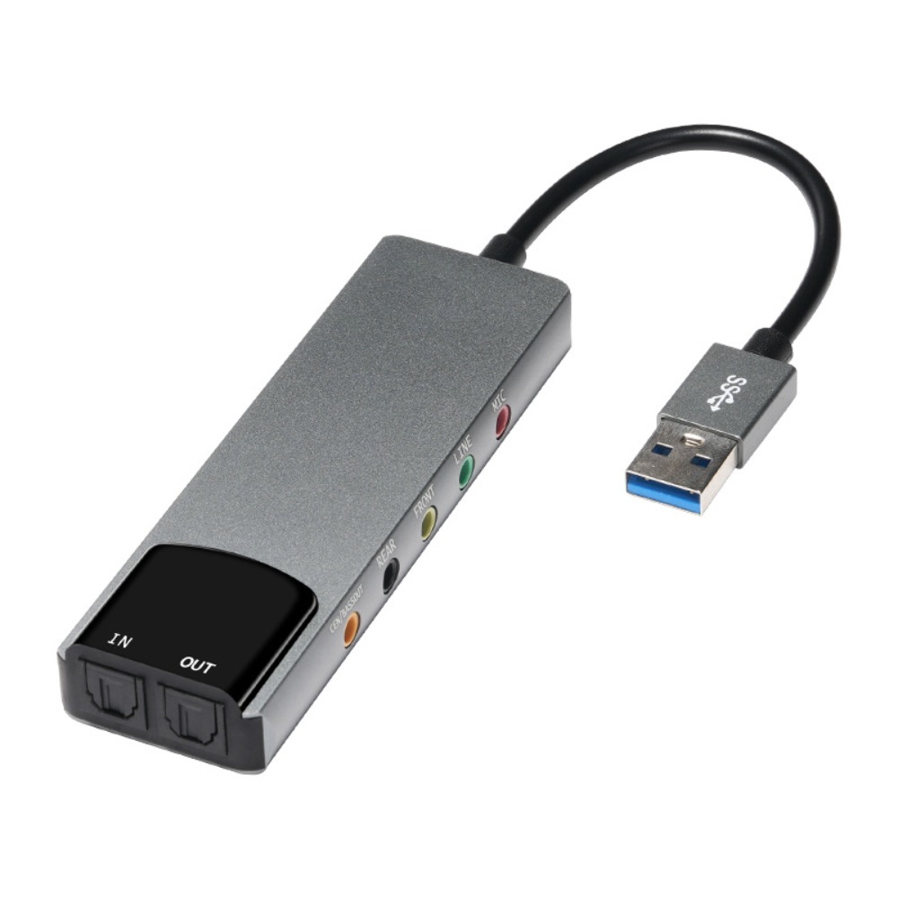 Nova Placa de Som USB 7.1 5.1  - Gaming Console Pc avaliação e preço