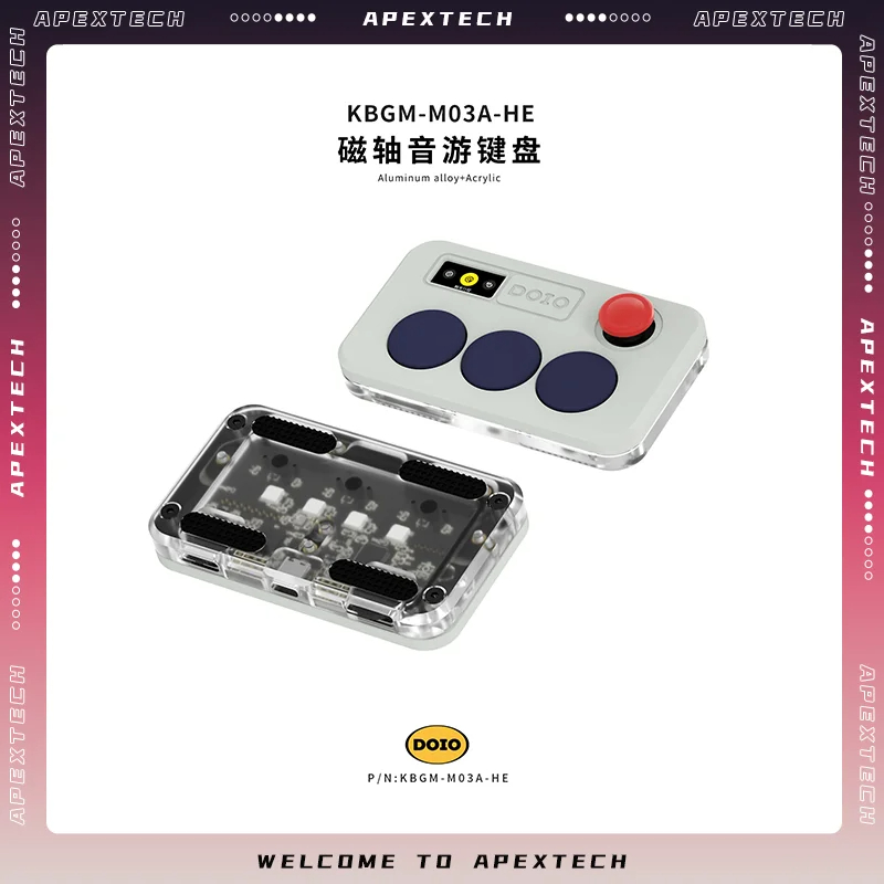 Teclado Gamer Magnético DOIO K - Gaming Console Uk avaliação e preço