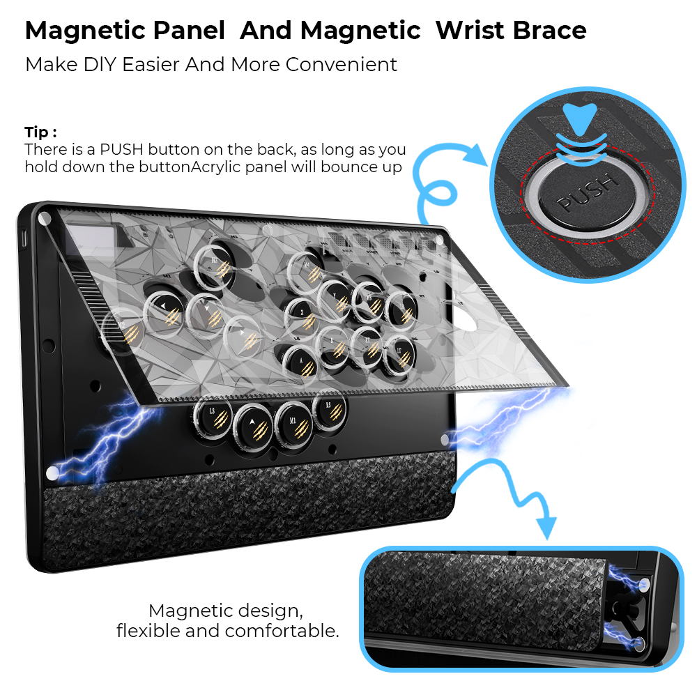 Controle Arcade Magnético Haut - Gaming Console Tv Stick avaliação e preço
