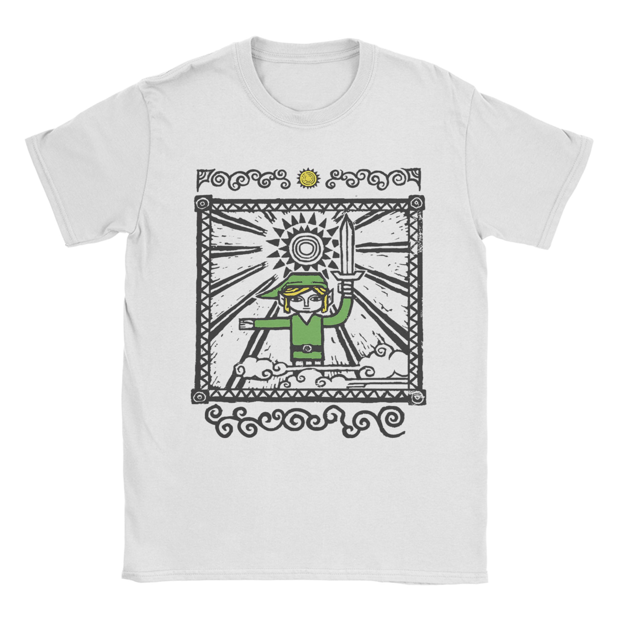 Camiseta masculina Zelda vinta - Gaming Console Zelda avaliação e preço