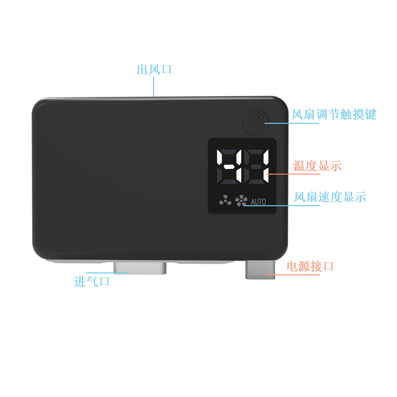 Ventilador Inteligente com Dis - Console Cooling Fan avaliação e preço