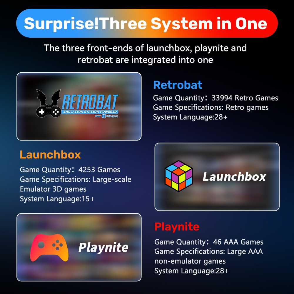 500GB Gaming HDD Retrobat & La - Gaming Console Com avaliação e preço