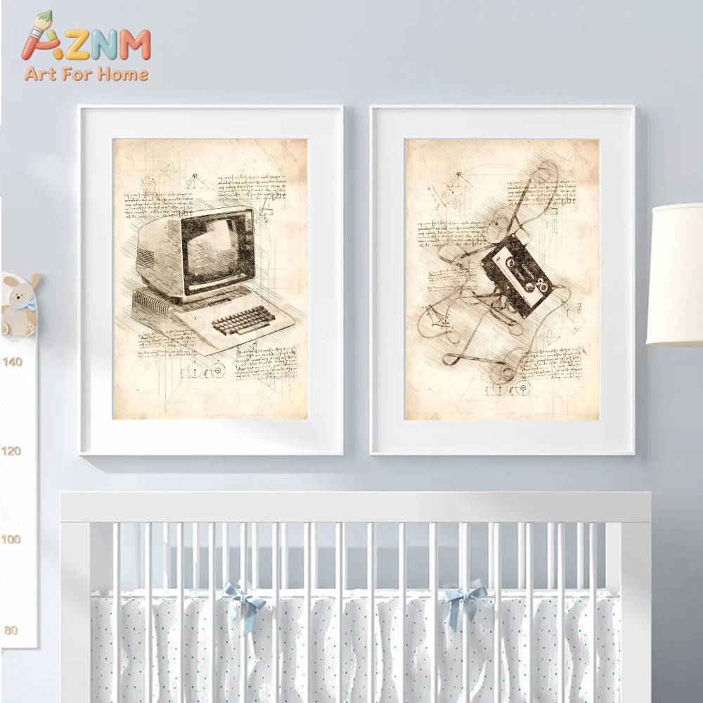 AZNM Quadros Decorativos Vinta - Gaming Console Room avaliação e preço