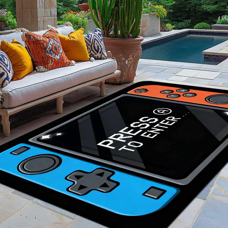 Tapete de flanela antiderrapan - Gaming Console Room avaliação e preço