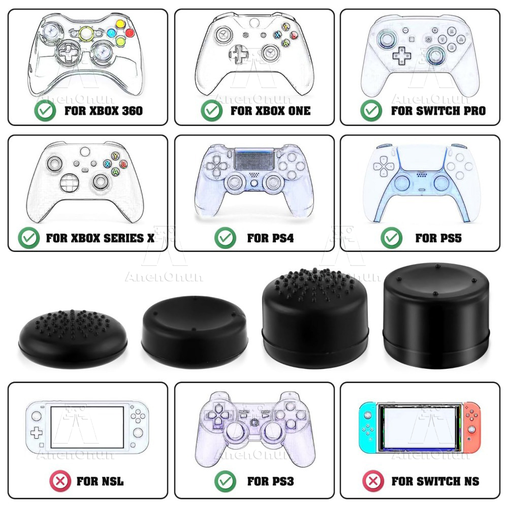 8 pçs tampas de aperto de pole - Gaming Console Pc avaliação e preço