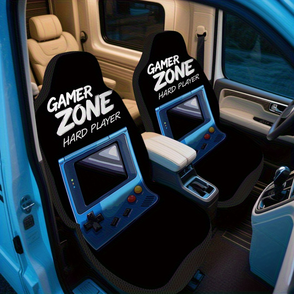 2 peças, capas de assento de c - Gaming Console Car avaliação e preço