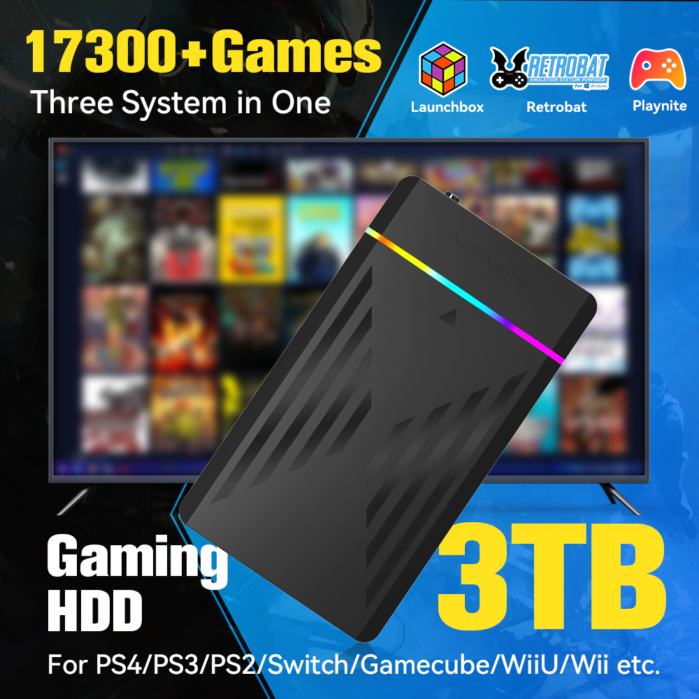 3TB portátil Gaming HDD Launch - Gaming Console Com avaliação e preço